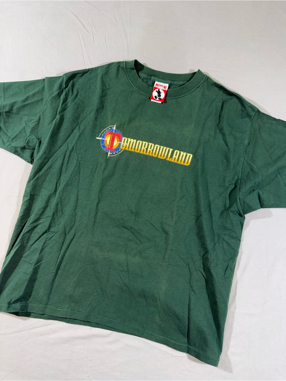 Vintage Disney 1998 Tomorrowland Forrest Green T-Shirt